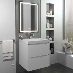 Тумба с раковиной Uperwood Tanos 50 см, подвесная, белая матовая в Тюмени - tumen.mebel24.online | фото