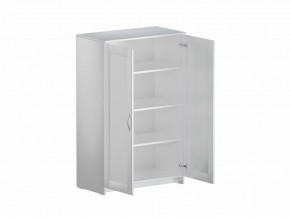 Тумба СИРИУС двухдверная высокая, цвет белый в Тюмени - tumen.mebel24.online | фото 3