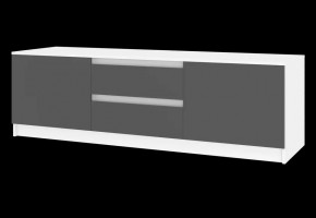 Тумба ТВ большая Парус (Белый/Графит) в Тюмени - tumen.mebel24.online | фото 4