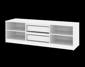Тумба ТВ большая Парус (Белый/Графит) в Тюмени - tumen.mebel24.online | фото 5