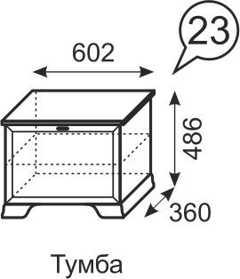 Тумба Венеция 23 бодега в Тюмени - tumen.mebel24.online | фото 3