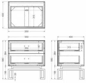 Тумбочка KFG085-NI в Тюмени - tumen.mebel24.online | фото 5