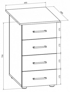 Тумбочка Офис ОФ-20 в Тюмени - tumen.mebel24.online | фото 2