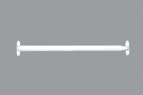 Турник-перекладина раздвиж 600-750мм цв.белый в Тюмени - tumen.mebel24.online | фото