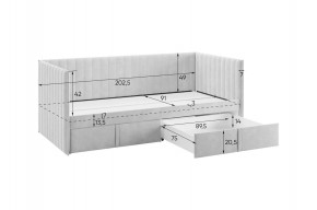 ТВИКС Кровать (софа) с ящиками 900 в Тюмени - tumen.mebel24.online | фото 3