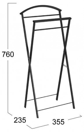 Вешалка для костюма Контур в Тюмени - tumen.mebel24.online | фото