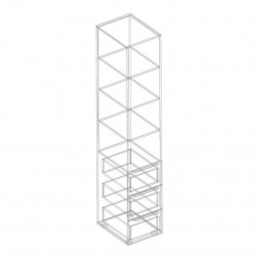 ВИТА Пенал с 3 ящиками в Тюмени - tumen.mebel24.online | фото 2