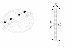 Встраиваемый светильник Arte Lamp Mesura A7974PL-1WH в Тюмени - tumen.mebel24.online | фото 5