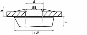 Встраиваемый светильник Lightstar Flutto 006430 в Тюмени - tumen.mebel24.online | фото 3