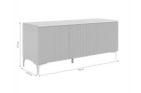 ЗЕФИР Гостиная К2 (белое дерево/черный муар) в Тюмени - tumen.mebel24.online | фото 4